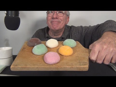 ASMR Eating Mochi Ice Cream for the first time