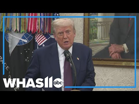 YouTube video thumbnail: President Trump Responds to Georgia Army Base Mass Shooting