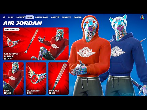 NEW NIKE x FORTNITE COLLAB SHOP LEAKED!!!