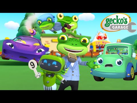 The Wheels Go Round: Sing with Gecko! | Gecko's Garage 🚚 | Cartoons For Kids | Toddler Fun Learning