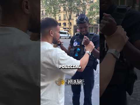 Ele fez isso com esse policial #eventosvisionarios #shorts #curiosidades #viral