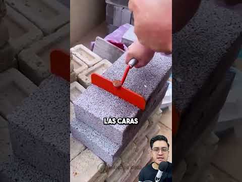 La mejor herramienta para cortar bloques de hormigón fácilmente #shorts