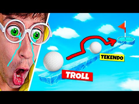 HOYO TROLL 🤡🥶 vs Hermano llorón 😂 - GOLF IT