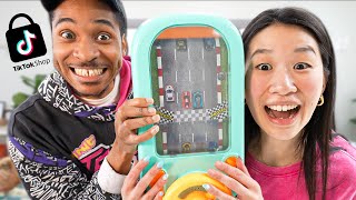 My Husband Reacts to Viral Tiktok Toys