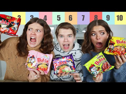 Ranking Spicy Buldak Ramen!