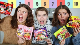 Ranking Spicy Buldak Ramen!