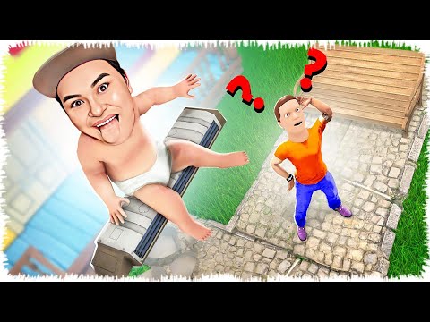Әке мен балақай тығылыспақ ойнады | Күлкіден өлесің!