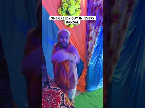 ONE GREEDY GUY IN EVERY PANDAL #short
