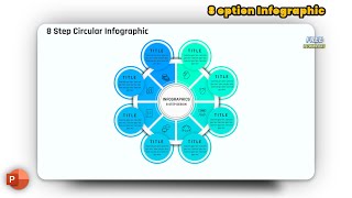 59.Beautiful and Professional PowerPoint 8 Step Circular Infographic | Free download