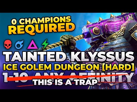 IMPOSSIBLE to FAIL Hard Mode Ice Golem Stage 1 10  Guide I Raid Shadow Legends