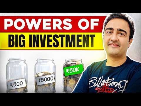 Power of Compounding Only Works with a LARGE Sum of Money | How to Become Crorepati |Stock Market