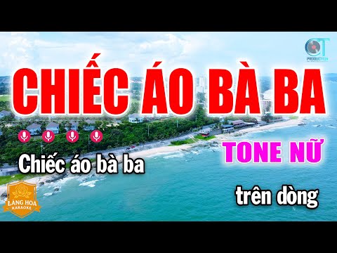 Chiếc Áo Bà Ba Karaoke Tone Nữ | Nhạc Sống Dân Ca Trữ Tình Quê Hương