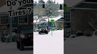 Crashed Driver Gets Yanked Out Of Slippery Winter Road  #winter #tires #driving