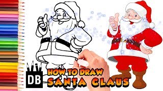 Download Thumbnail For How To Draw Santa Claus Easy Step