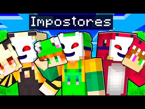 Mis amigos son IMPOSTORES en Minecraft! 🔪😈