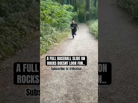 Rock Slide ๐ฌ #baseball