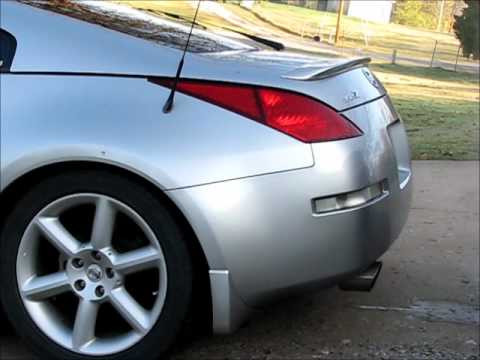 Nissan 350z muffler delete #6