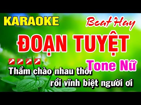 Karaoke Nhạc Sống Tone Nữ Đoạn Tuyệt (Beat Hay) 2025 Hoài Phong Organ