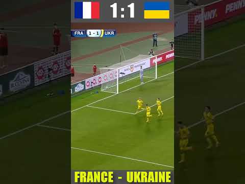 U-21. Франція - Україна 1:3. 1/4 фіналу 2023 UEFA #footballshorts #shorts #football #mudryk