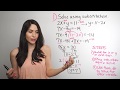 Solving Systems of Equations Using Substitution