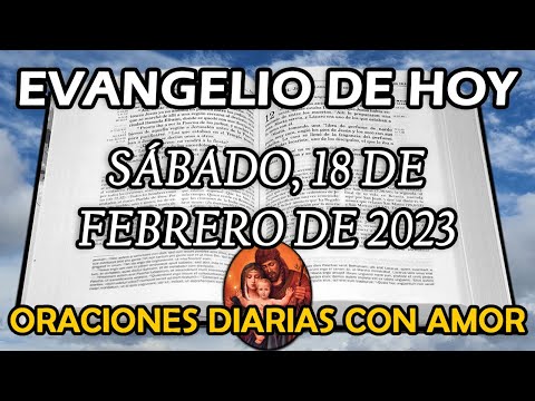 Evangelio de hoy Sábado 18 de Febrero de 2023 Se transfiguró delante