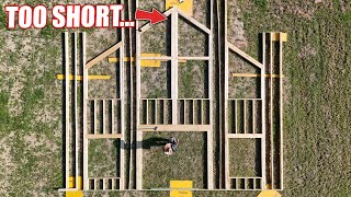 The HARDEST WALL We've EVER BUILT - DIY Dream Home Ep. 16