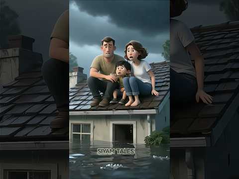 মন্টুদের বাড়িতে বৃষ্টির পানি ঢুকে গেলো 😂😂 মজার কার্টুন 😂😂 #shorts