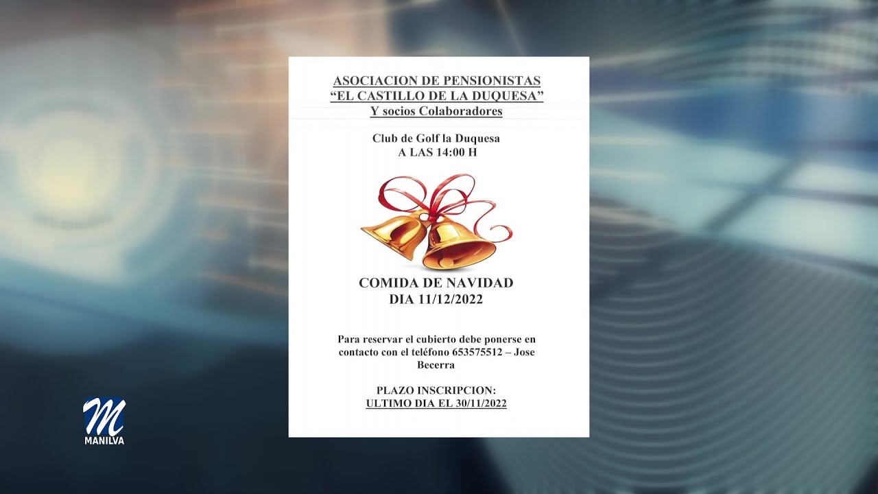 Comida de navidad de los pensionistas del Castillo