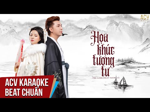 Karaoke | Họa Khúc Tương Tư – Minh Vương M4U ft Thương Võ | Beat Chuẩn