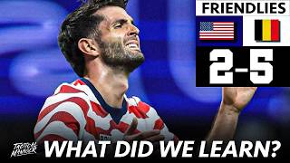 USA 2-5 Belgium | What did we learn? | Belgium HUMILIATES the USMNT