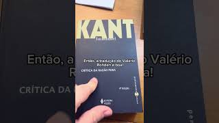 Qual melhor tradução de Kant?