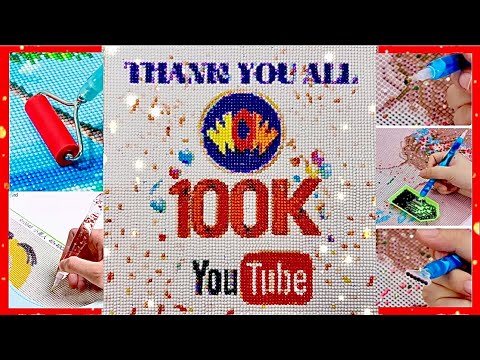 ✨Thank You All 100k✨ #diamondpainting #satisfying #relaxing #diamondart