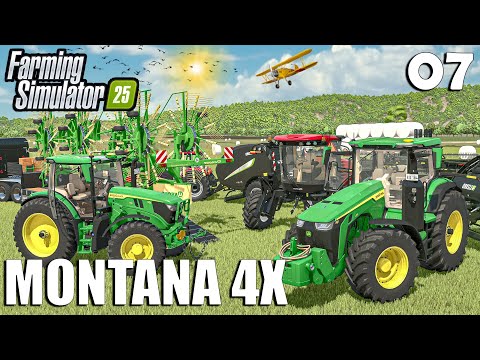 First GIANT USA SILAGE HARVEST + 1.5 MILLION | Montana 4x | Farming Simulator 25 - Ep 7