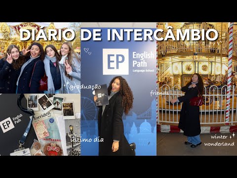 último DIÁRIO DE INTERCÂMBIO em Londres🥹🇬🇧 | graduação, winter wonderland e mais