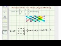 Determinant of a 3x3 Matrix Using the Diagonal Method