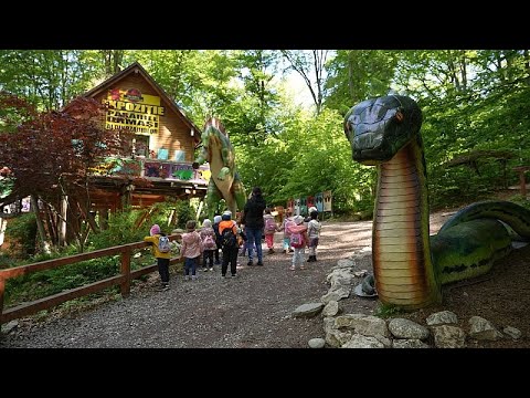 YouTube video thumbnail: Life-Size Dinosaurs to Diversify Tourism