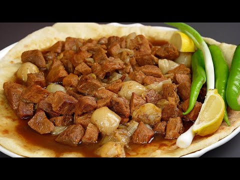 القلية الموصلية مع الخبز العراقي 🍖 أحلى وصفات عيد الاضحى المبارك
