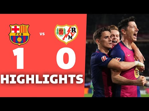 BARCELONA vs RAYO VALLECANO (1-0) | RESUMEN y GOLES DEL PARTIDO | La Liga 2025