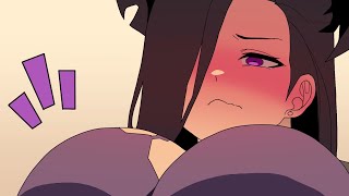 심각한 상황이지만 그녀의 미드는 너무 컸다....! - 듀엣 나이트 어비스 #animation #memes