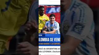 COLOMBIA GANA PARTIDOS, ARGENTINA FINALES:JOSE DEL VALLE