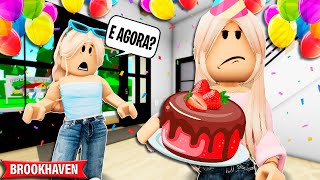 NINGUÉM VEIO NA FESTA DE ANIVERSÁRIO DA MINHA IRMÃ | Historinhas Brookhaven Roblox | Bibi e Lud