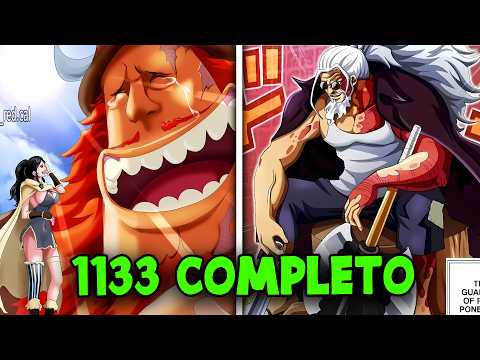 SPOILER COMPLETO ONE PIECE 1133 - IMPOSSÍVEL NÃO SE EMOCIONAR COM O REENCONTRO DE ROBIN E SAULO