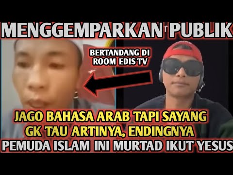 Gempar..Pemuda Islam Murtad Masuk Room Edis TV..Puji Tuhan