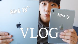 VLOG) 애플 워크숍에서 생긴 일...🍎 | 아이패드 미니7을 열어보니?! | 애플, 아이패드 미니, 에어6, 아치스본, 러닝 | koreanvlog