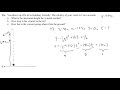 Projectile Motion and Velocity Analysis