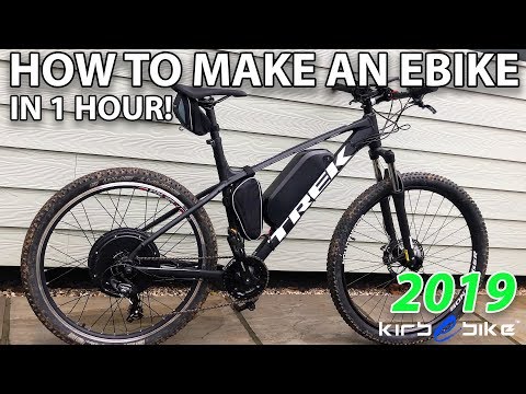HOW TO MAKE AN EBIKE IN UNDER AN HOUR!!! | TREK MARLIN 5 EBIKE CONVERSION