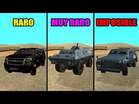 Encuentro Todos los Vehículos del Gobierno en GTA San Andreas (Sin Trucos, Sin Mods)