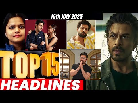 Top 15 Big News of Bollywood | 16th JULY 2025 | Salman Khan , Ramayana, Sunny Deol, Amir Khan