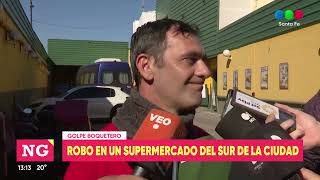 Robo en un supermercado del Sur de la ciudad