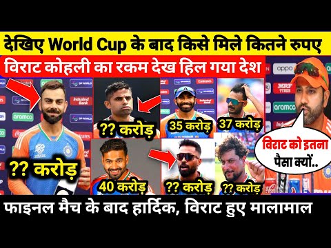 T-20 World Cup prize Ceremony | T-20 World Cup prize Money 2024 | T20 world cup prize distribution